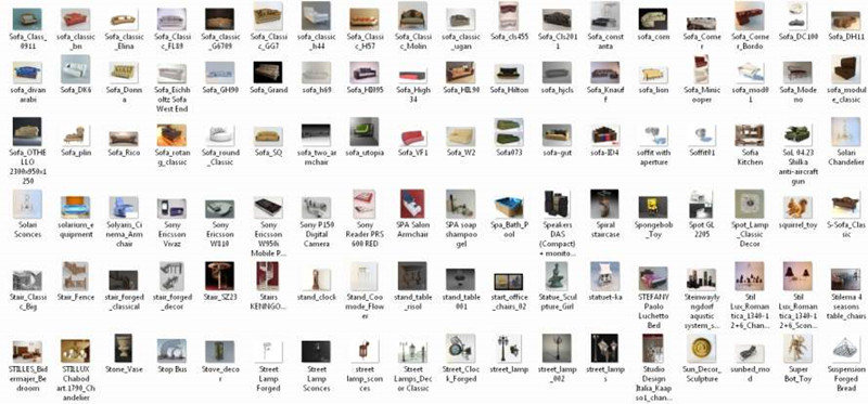 Over 10,000 type of materials module