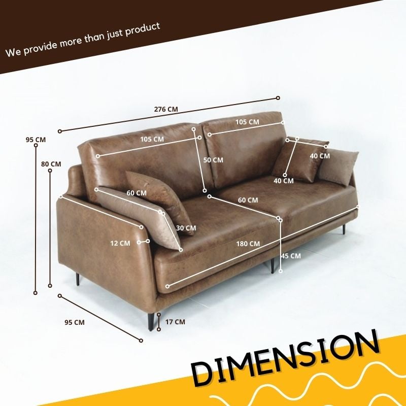 leather sofa