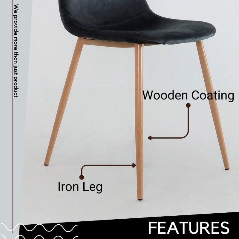 velvet fabric chair