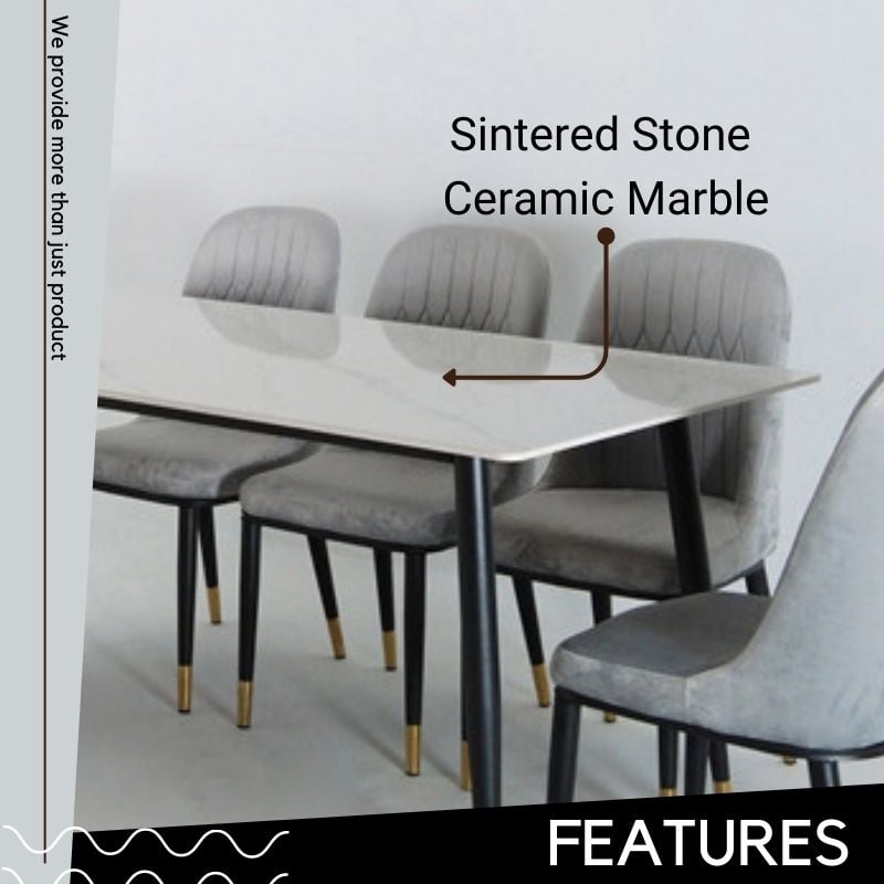 sintered stone table set