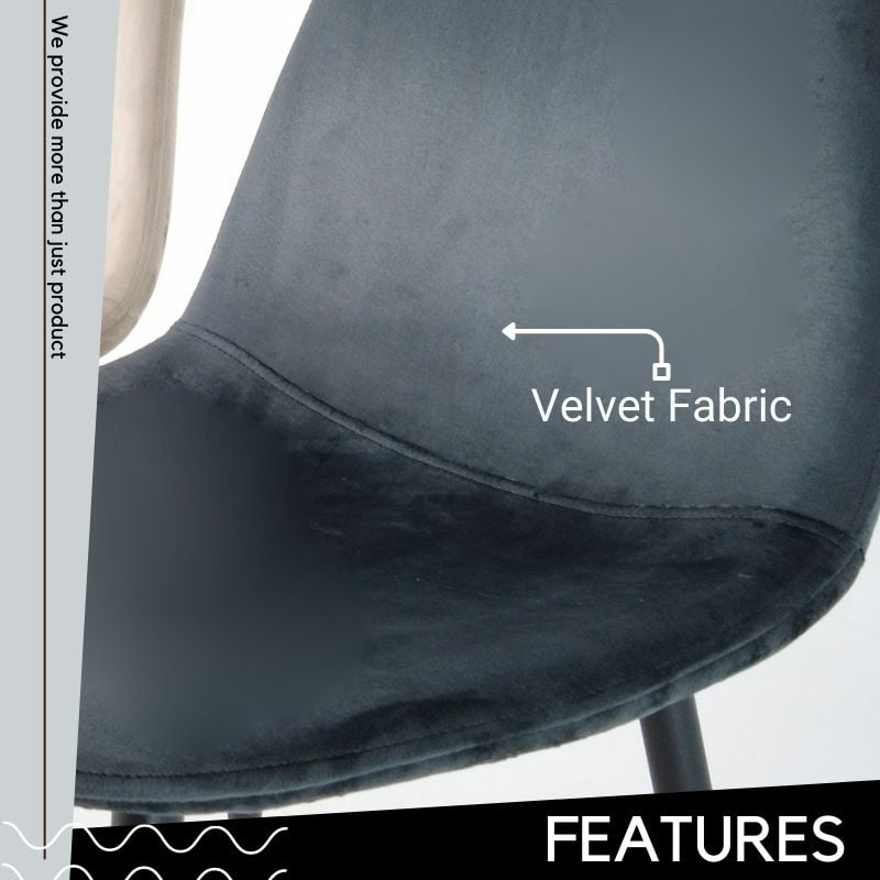 velvet fabric chair