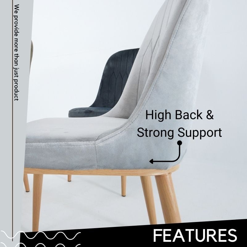 velvet fabric chair