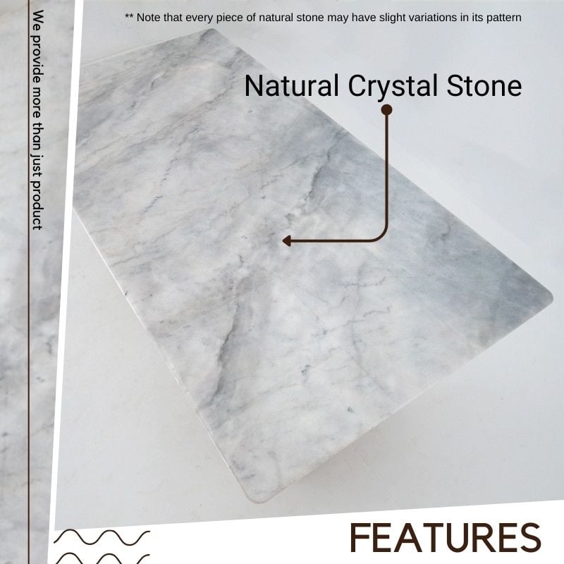 crystal stone table 