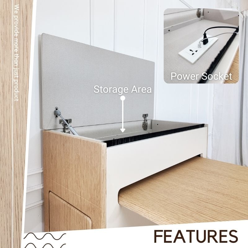 small island Extendable Desk