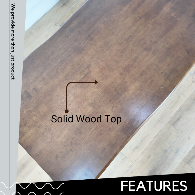 solid wood table