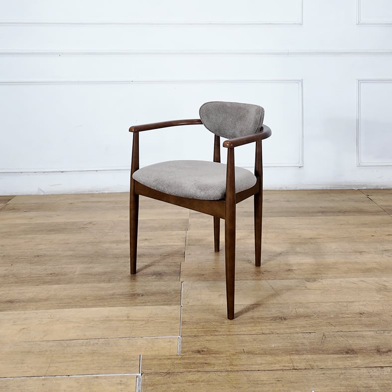 Scandinavian Designer Wooden Chair- Viano (Medium Brown)